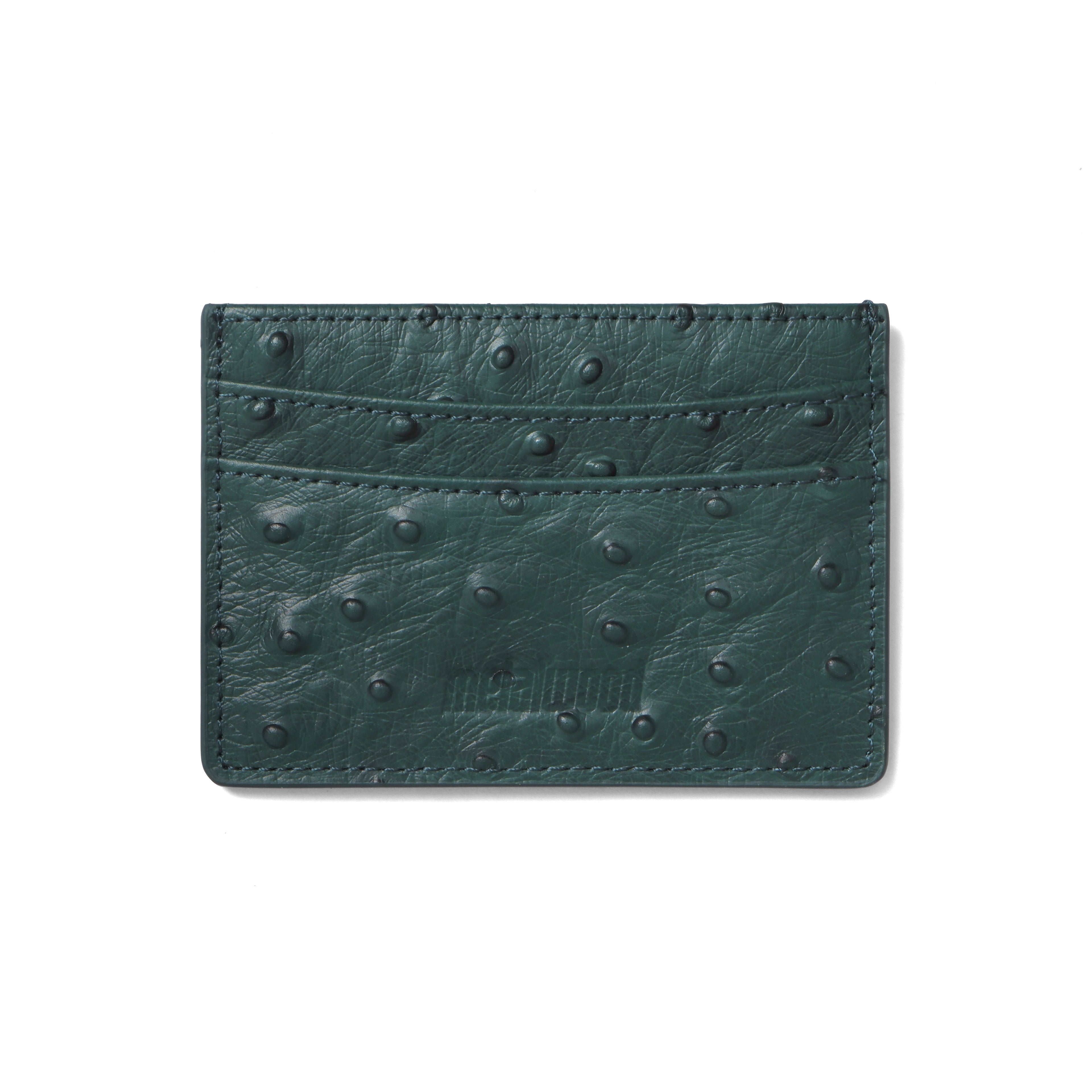 Ermete Mustard - Ostrich Leather Card Holder