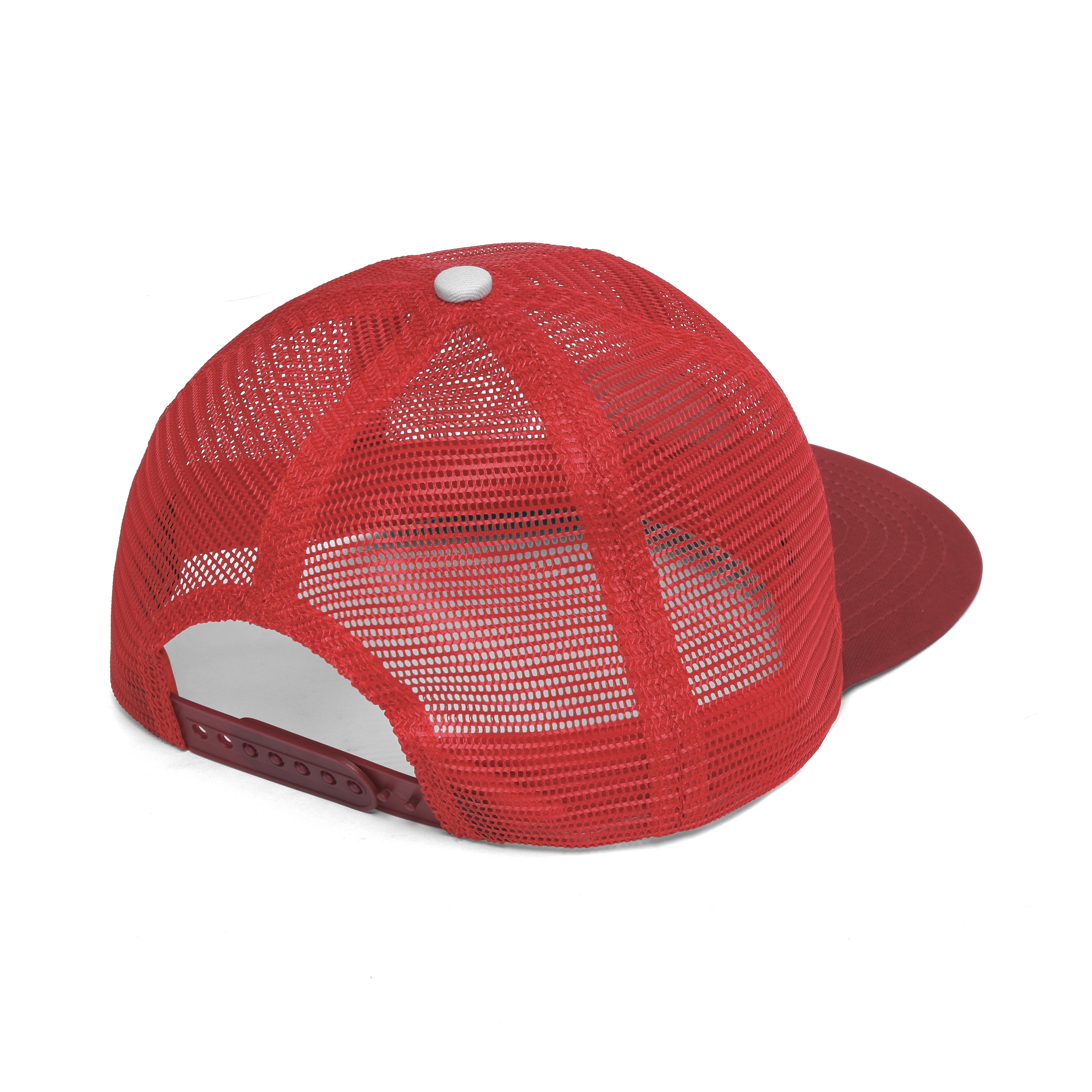 Oval Logo 6-Panel Mesh Snapback Hat