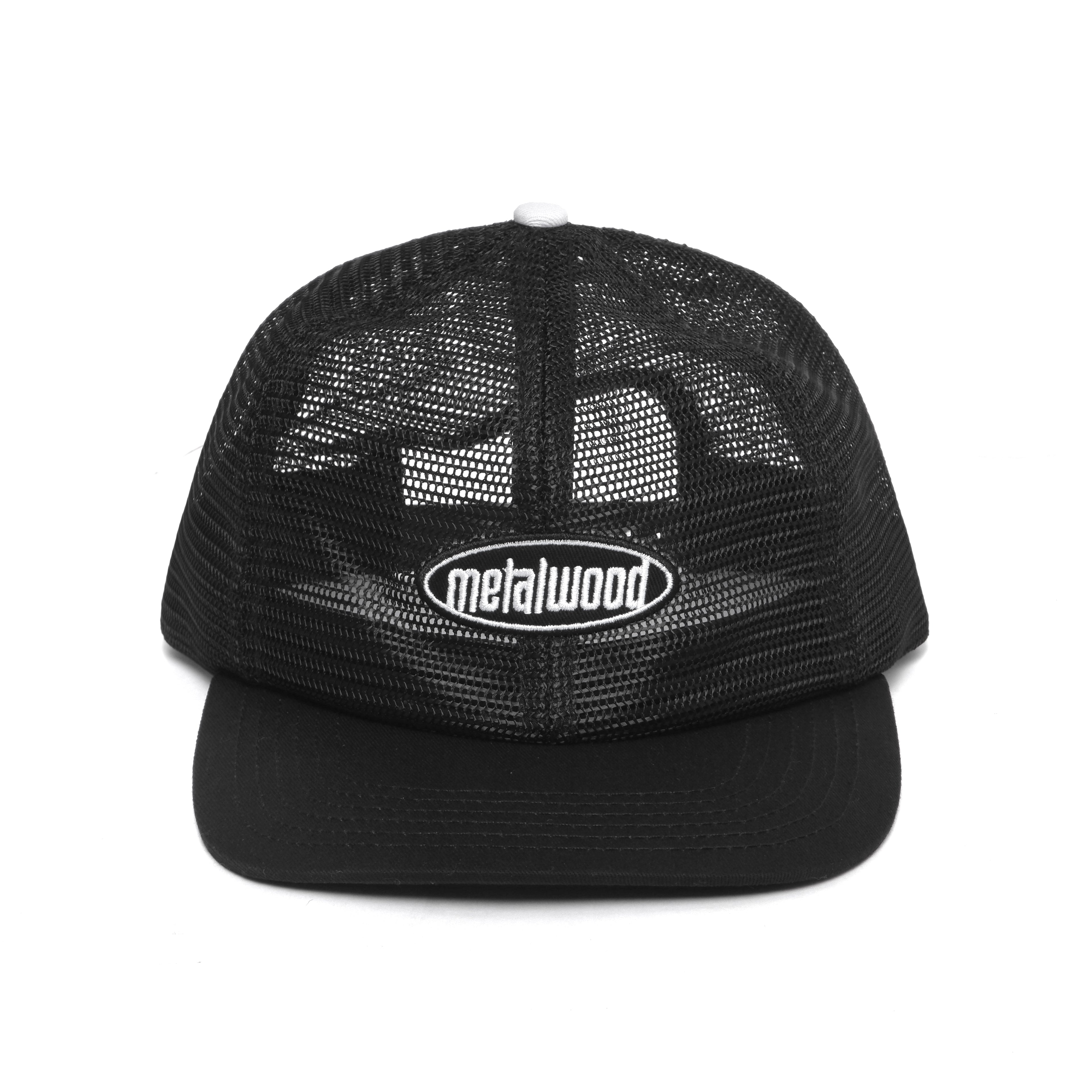 Oval Logo 6-Panel Mesh Snapback Hat