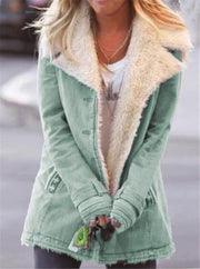 Fashion  thick warm cotton padded jacket coat