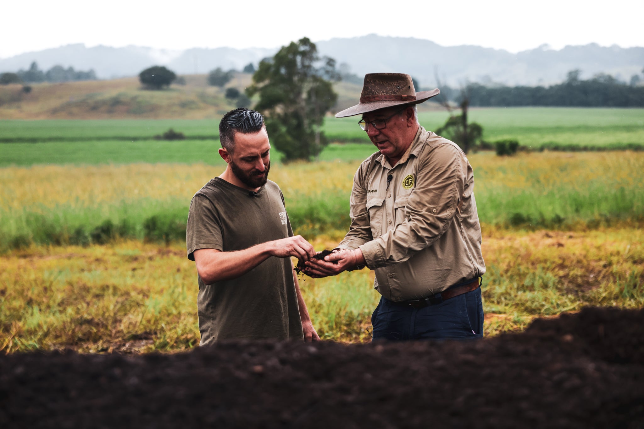 Our brewers working with local farmers