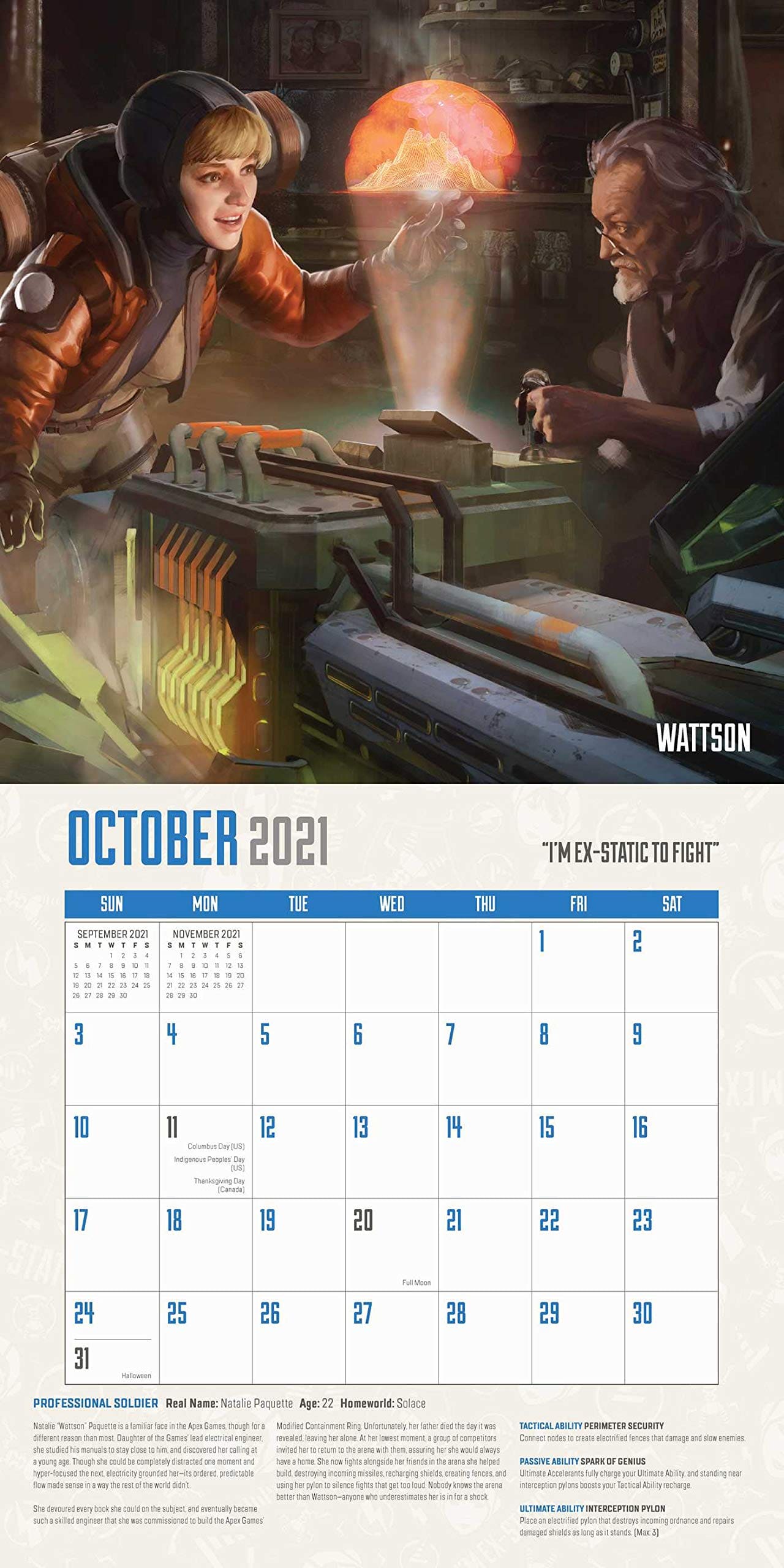 Apex Legends 2021 Wall Calendar Apex Legends® Shop Apex Legends