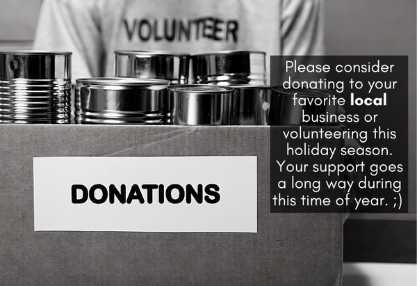 Donate or volunteer at your favorite local business