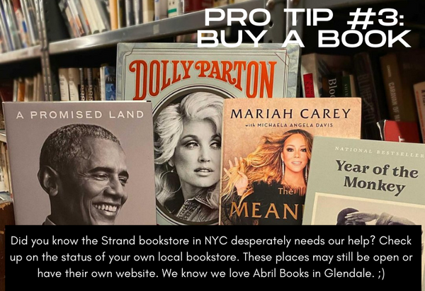 Pro Tip #3 Buy a Book, photo of books