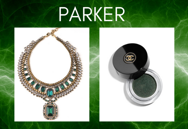 Pairing: DYLAN LEX Parker necklace with Chanel makeup compact