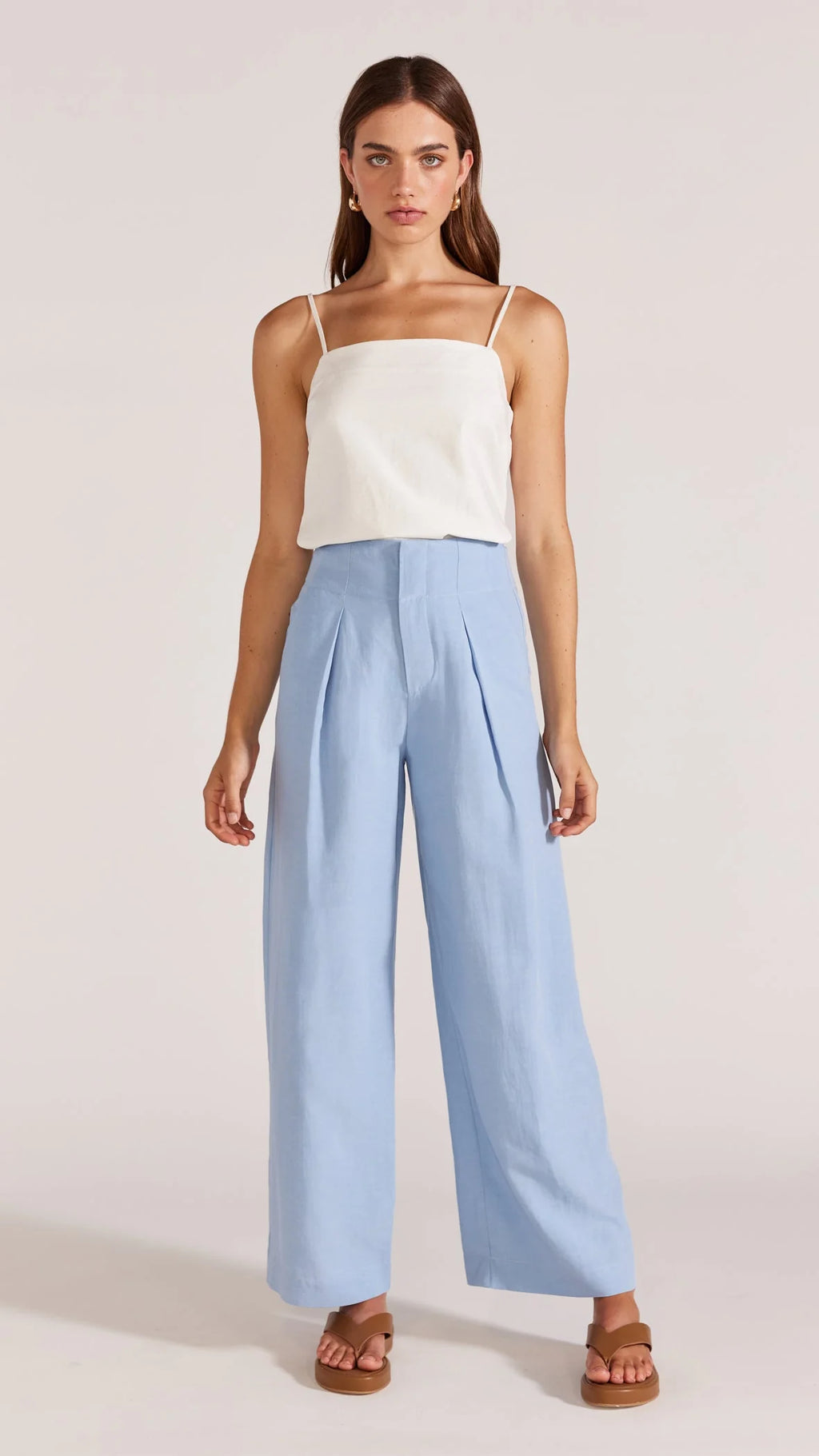 Straight Leg Pant in Organic Cotton