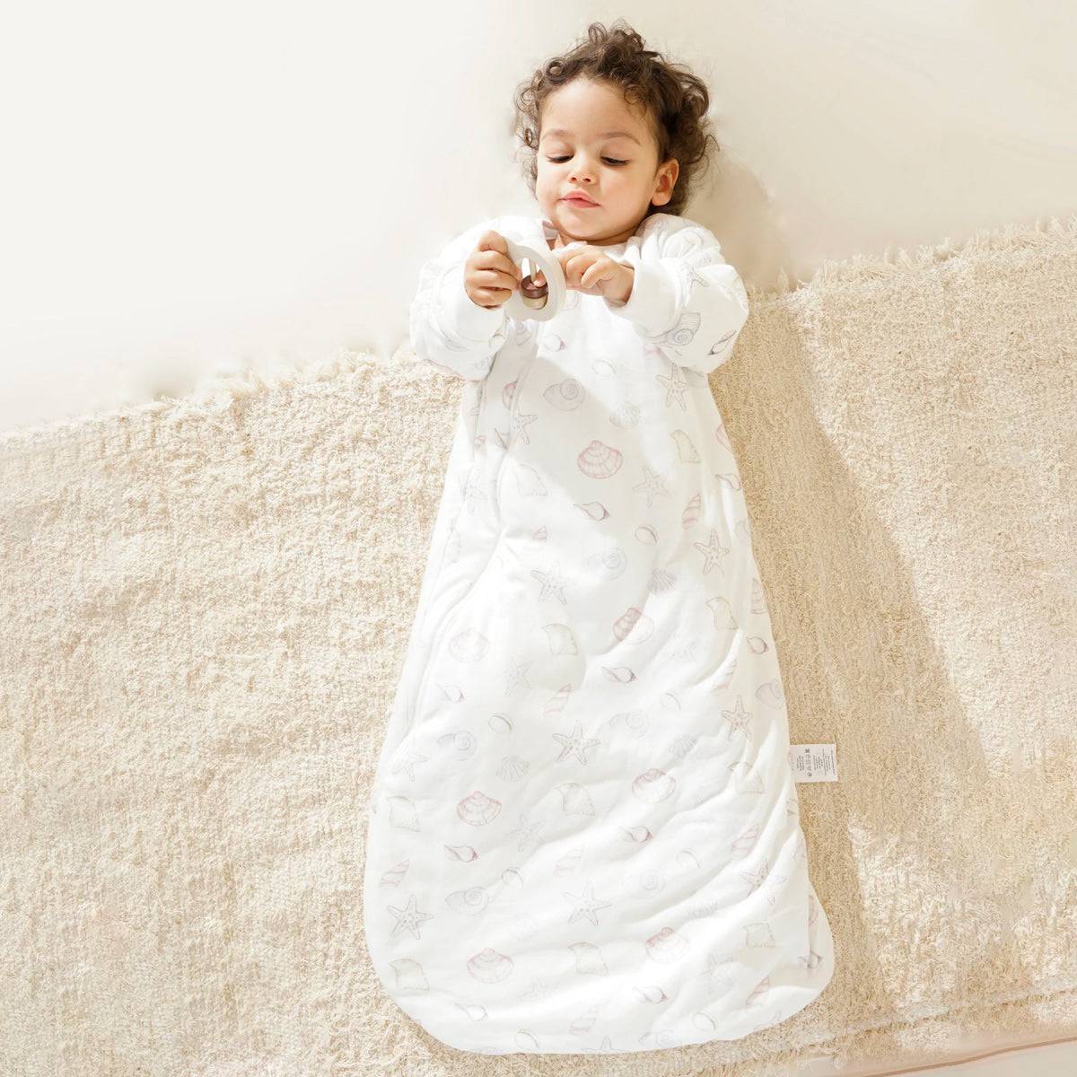 Zip Thicken 2.5 TOG Sleep Sack With Sleeves