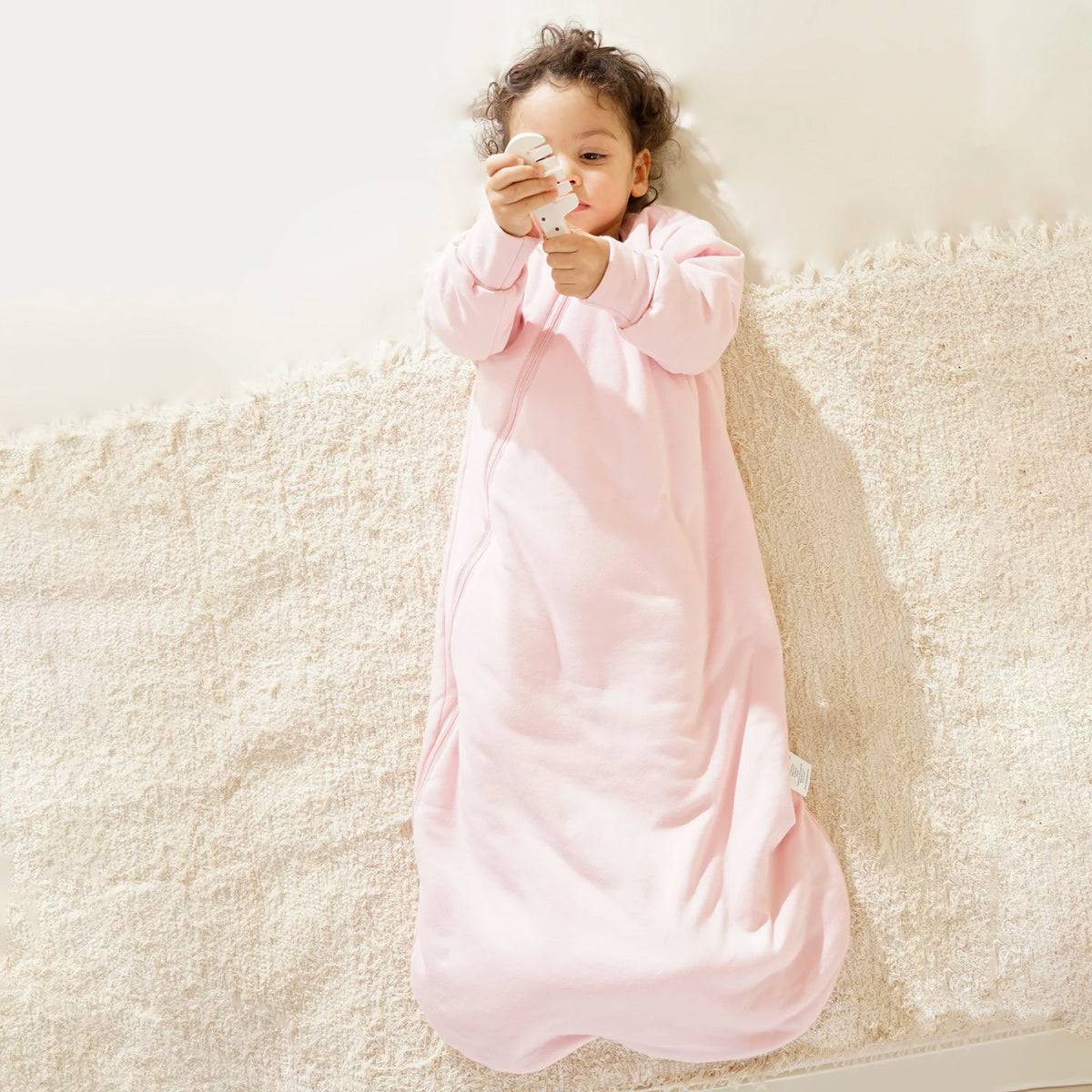 Zip Thicken 2.5 TOG Sleep Sack With Sleeves