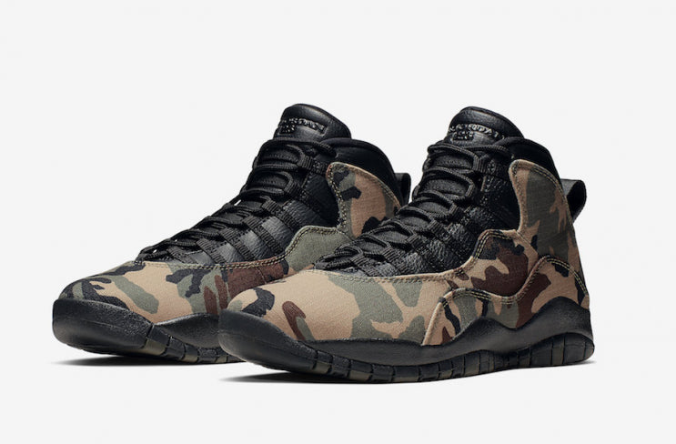 jordan 10 retro woodland camo