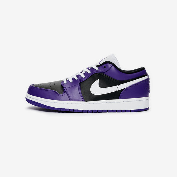 Jordan 1 Low Court Purple Black   553558-501