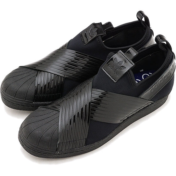 adidas slip on black