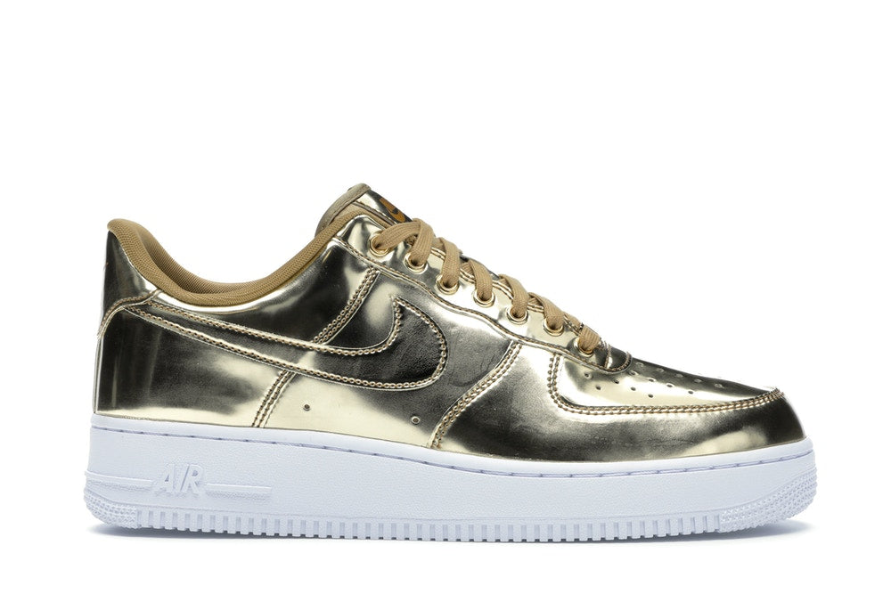 air force 1 low metallic gold