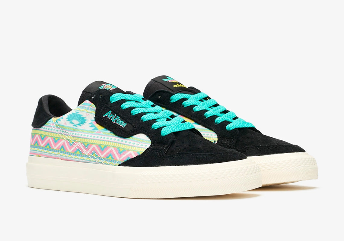 adidas continental 80 vulc arizona iced tea black