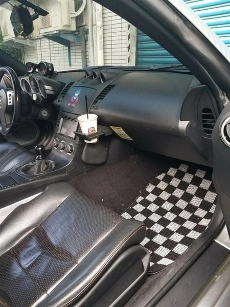 checkered floor mats car