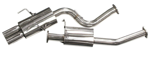 ISR Performance 3" MB SE Type E Dual Tip Exhaust System - Nissan 240sx S14 (1995-1998)