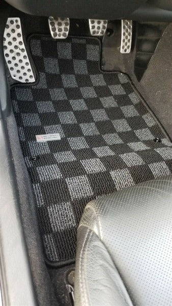 P2m Checkered Flag Carpet Floor Mats P2 Cpts2kap2dg Tp Honda