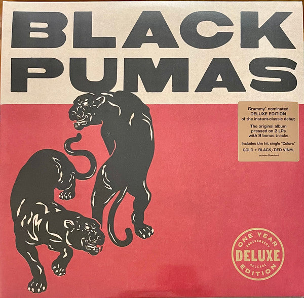 Practicar senderismo Oblicuo dueño Buy Black Pumas : Black Pumas (LP, Gol + LP, Bla + Album, Dlx, Ann) Online  for a great price – Antone's Record Shop