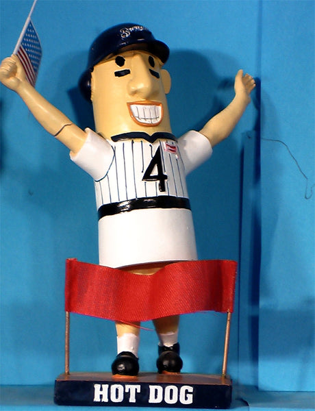 1 Racing Brat Bobblehead - Milwaukee Brewers Racing Sausages - Limited  Edition