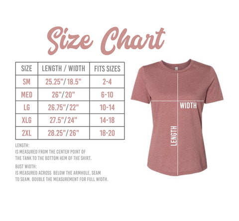 A4 Shirt Size Chart