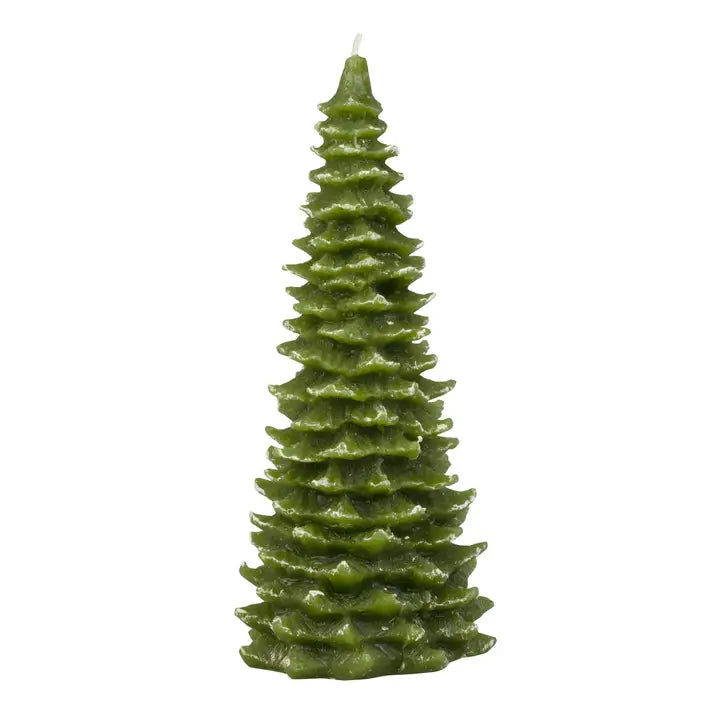 9" Tall Christmas Tree Candle
