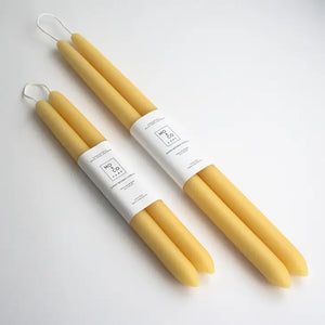10" & 14" - 100% Beeswax Dipped Candles | Natural Gold - The Little Marketplace