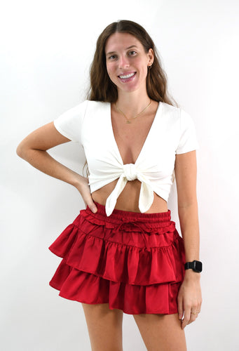 Little Flirt Skirt With Shorts – The Campus Colors Boutique