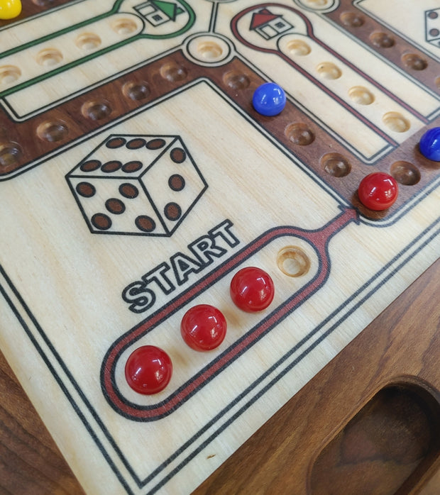 marble board games with dice