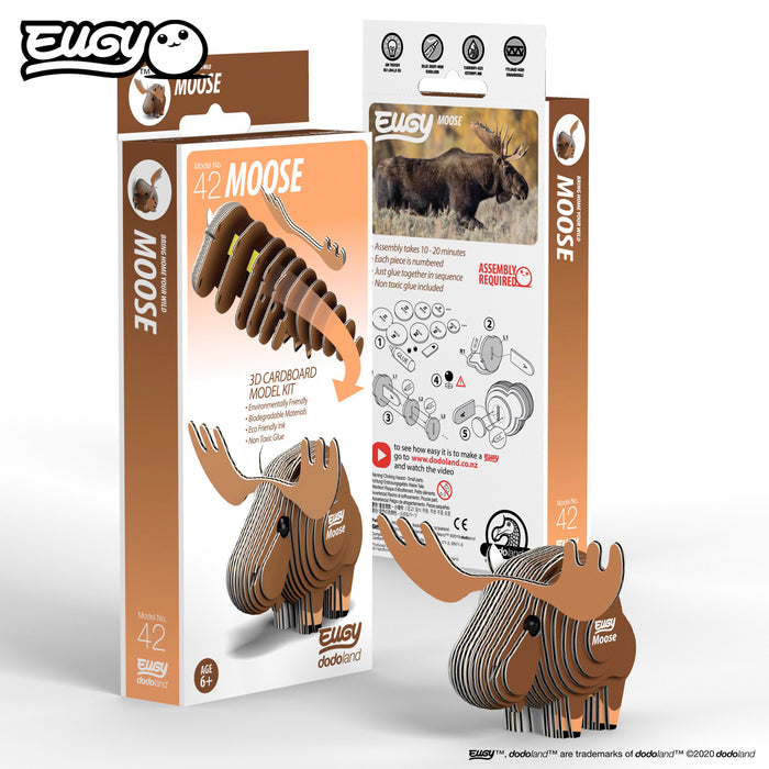 Eugy DoDoLand Moose 3D Puzzle Collectible Model