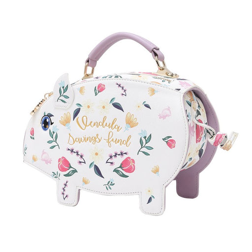 Vendula London Pouch Bag with Gusset - Blue Piggy Bank