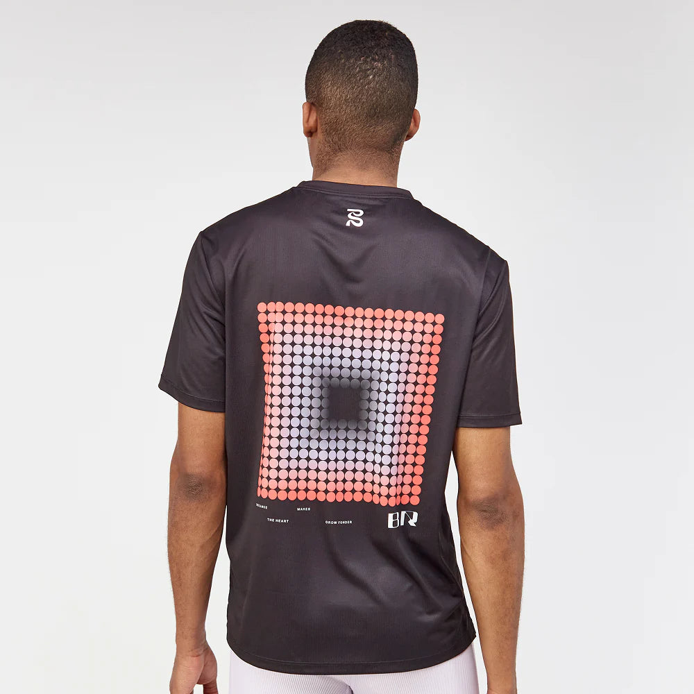 Mens Drift™ Performance Tee - Black Print