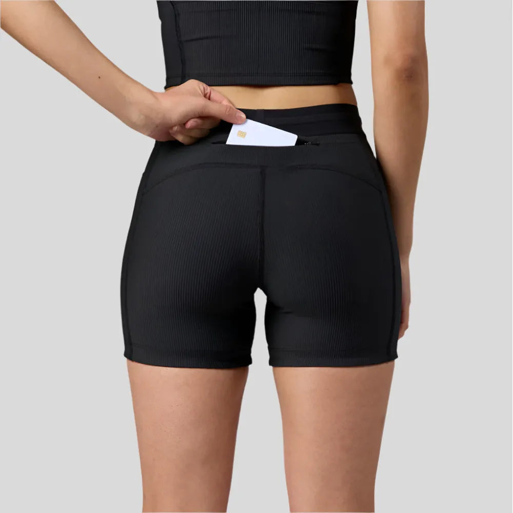 Womens Cadence™ 5" Compression Shorts - Black