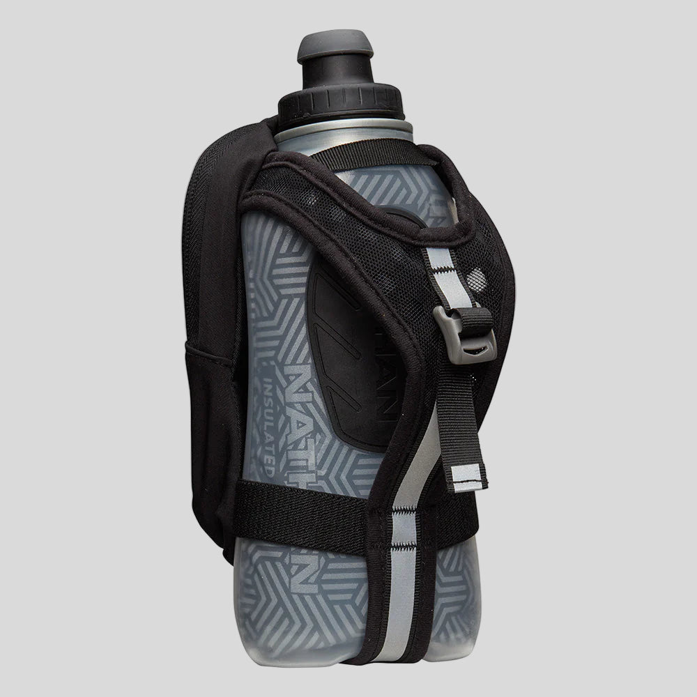 SpeedDraw 2 View Insulated Flask 18oz - Black/Reflective Silver