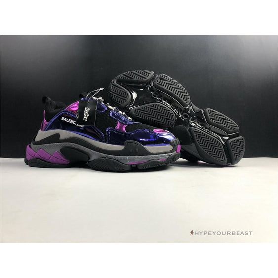 balenciaga triple s purple pink