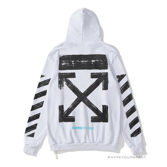 off white white hoodie seeing
