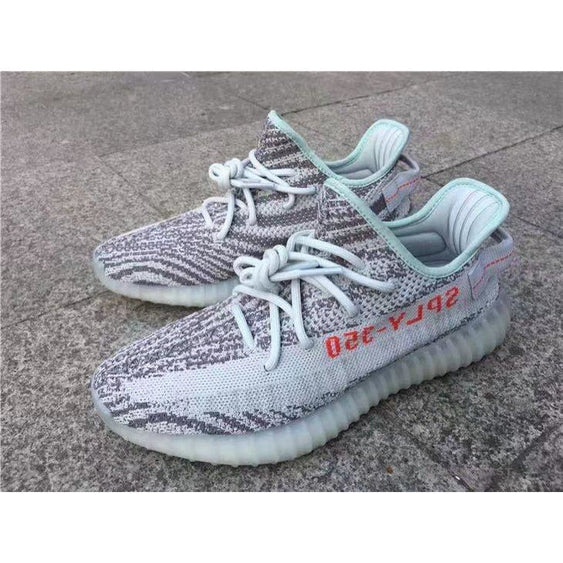 yeezy blue tint laces