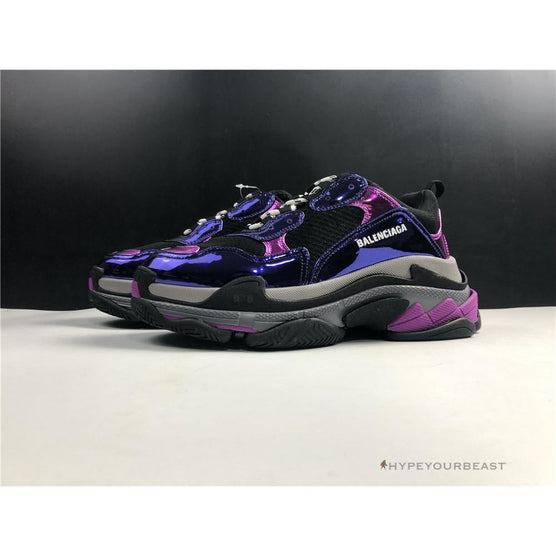 balenciaga black and purple