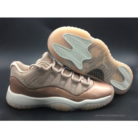 rose gold jordan 11 high