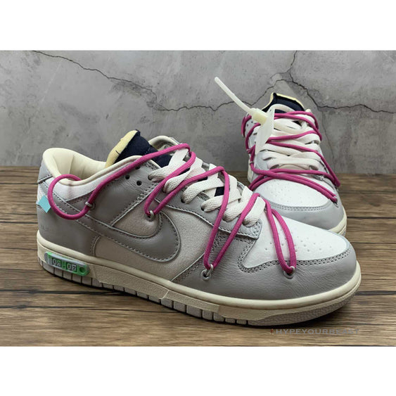 pink off white nike dunks