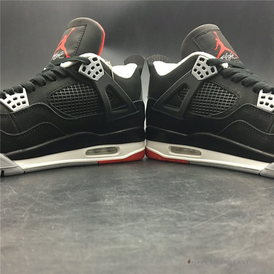 jordan 4 bred cream laces