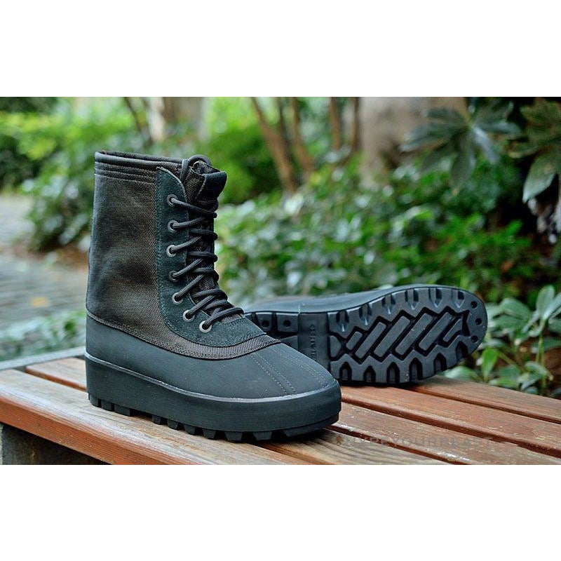 yeezy black boot