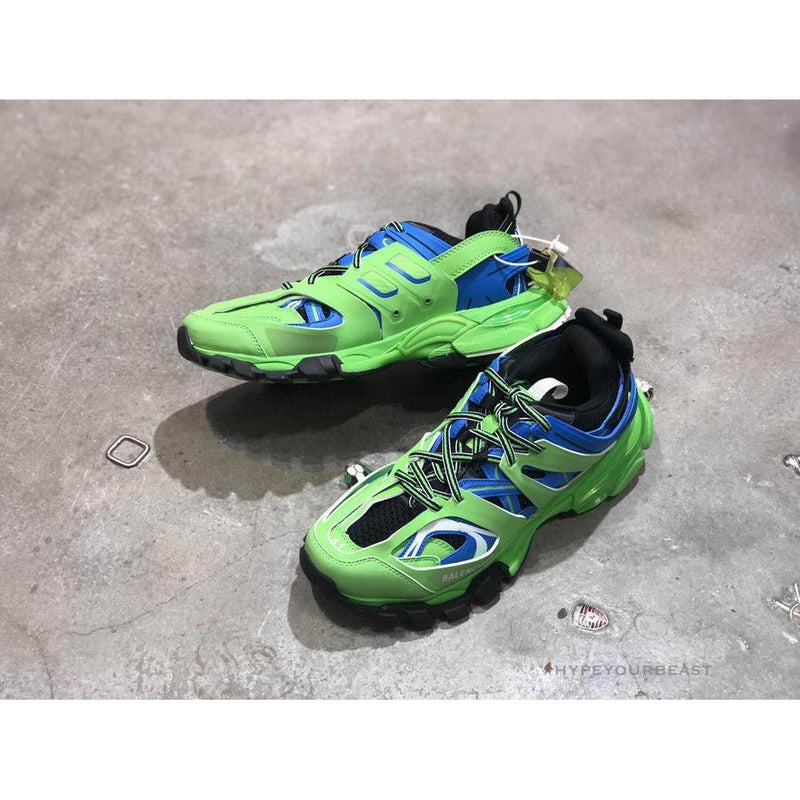 blue green balenciaga track