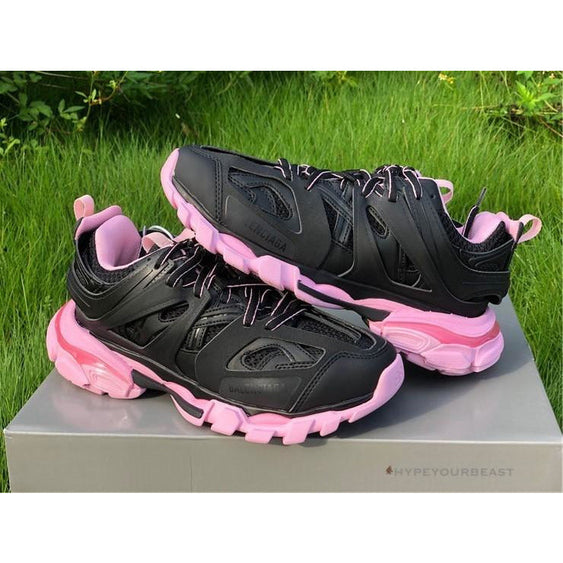 pink black balenciaga track