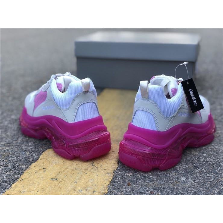 balenciaga triple s purple pink