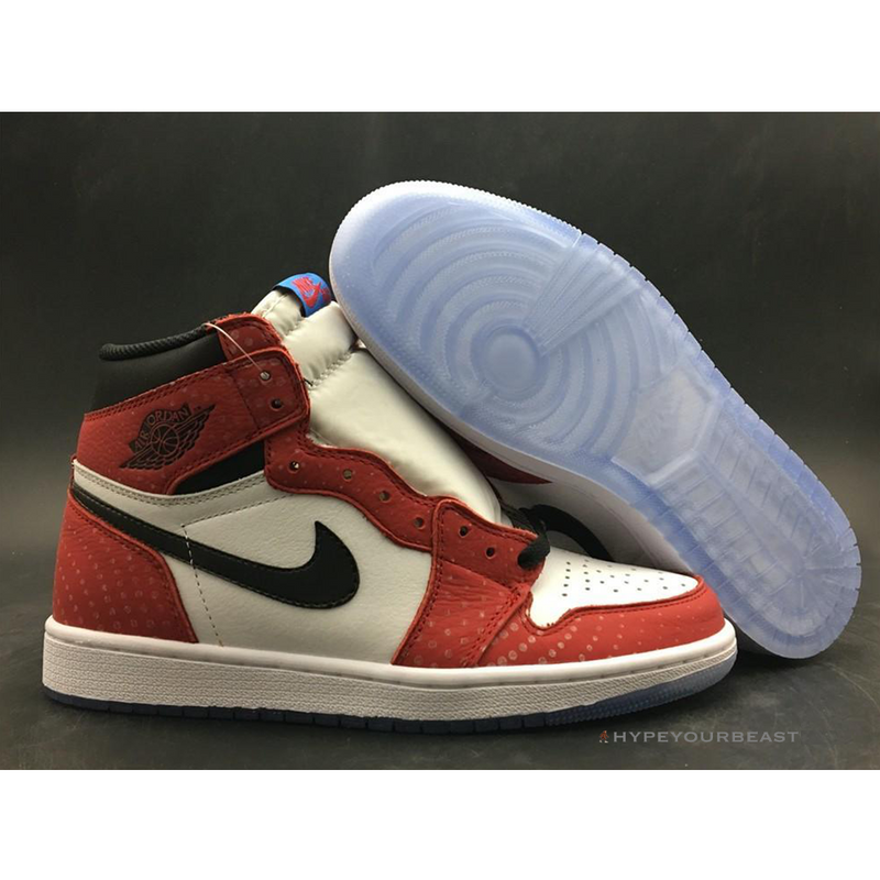 spiderman jordan 1 size 10