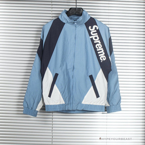 blue supreme coat