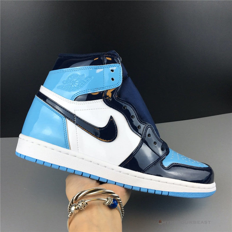 jordan 1 retro high unc patent youth