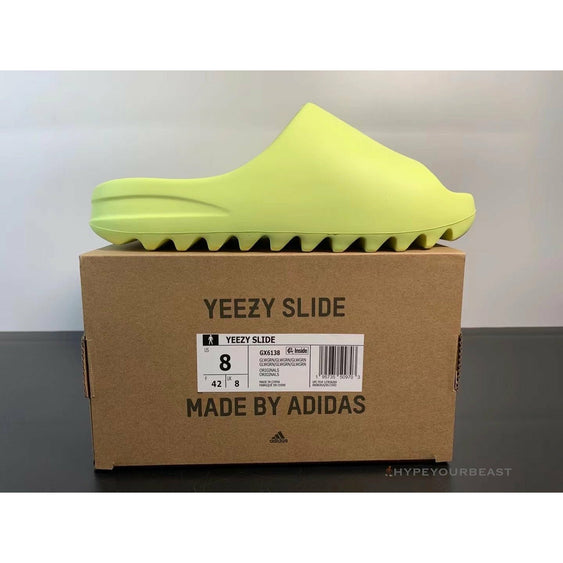 yeezy glow slide