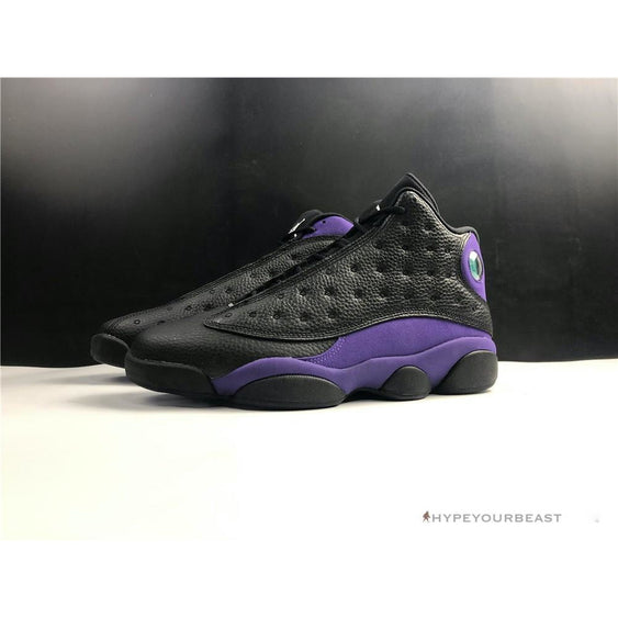 jordan 13s black and purple