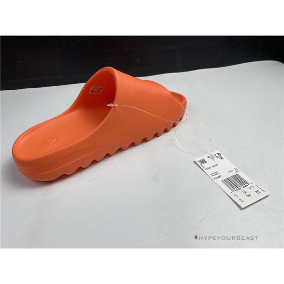 coral yeezy slides