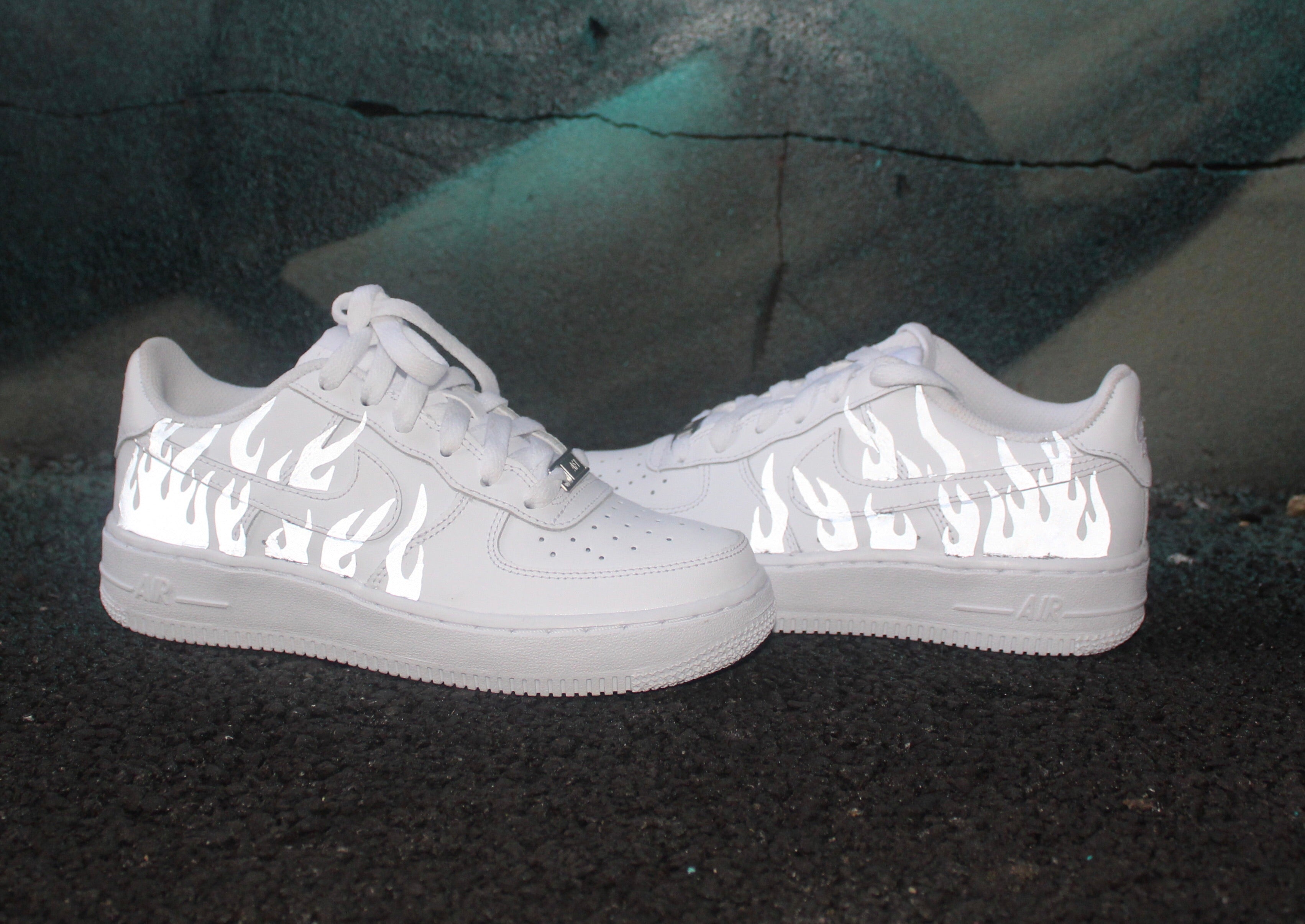 air force 1 flame reflective